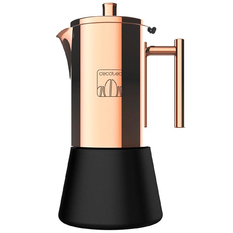 Cafetera Moka De Acero Inoxidable Cumbia Moking 600