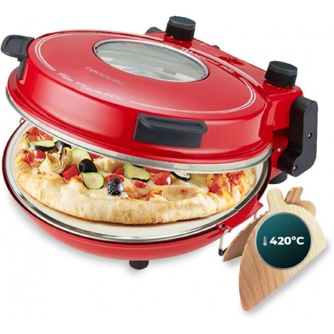 Horno grill eléctrico para pizza Fun Pizza&Co Mamma Mía Vista